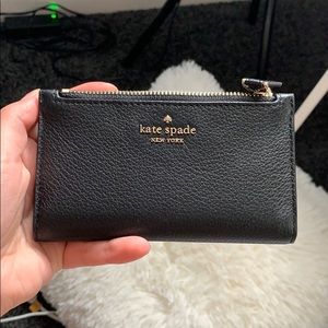 Mini black Kate spade wallet